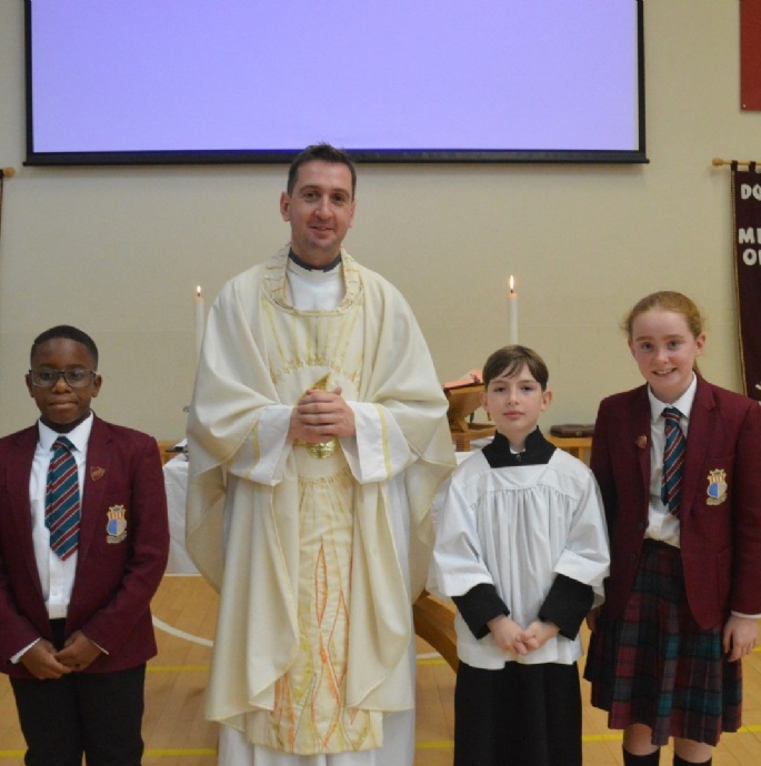 News » Crackley Hall Welcomed Father Ryan To Celebrate All Saints Mass